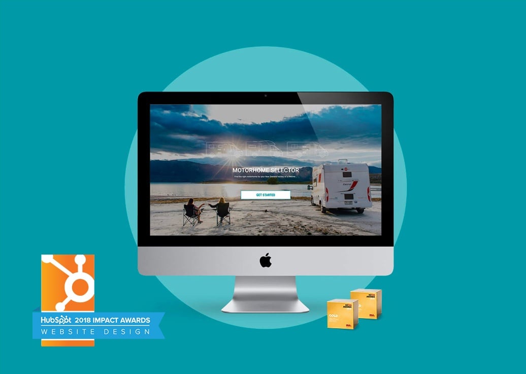 hubspot 2018 impact award web design