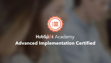 Hubspot advanced implementation certified