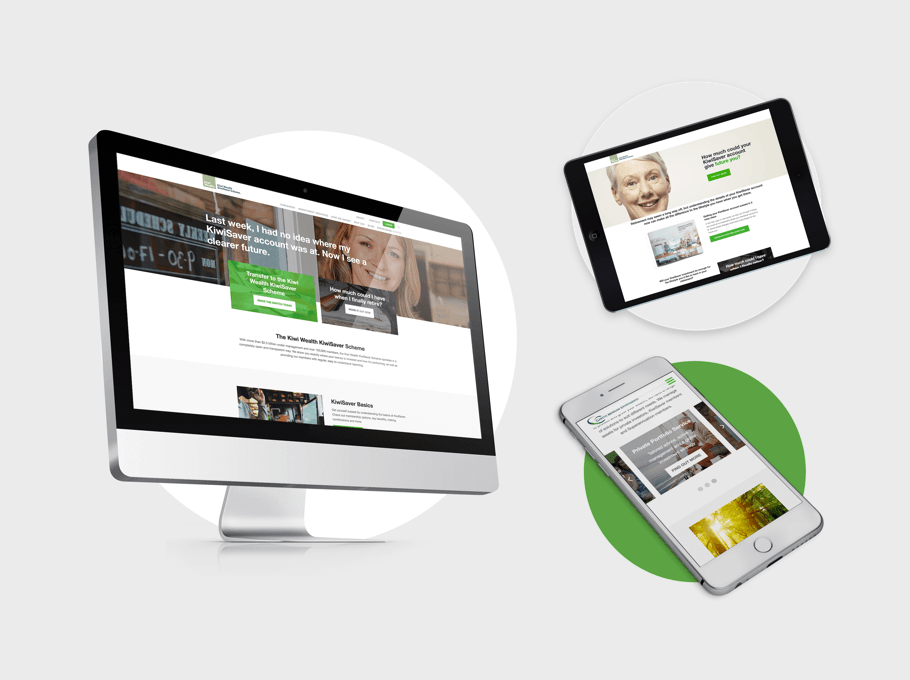 Kiwi Wealth: Inbound Marketing, Website & Interactive Tools