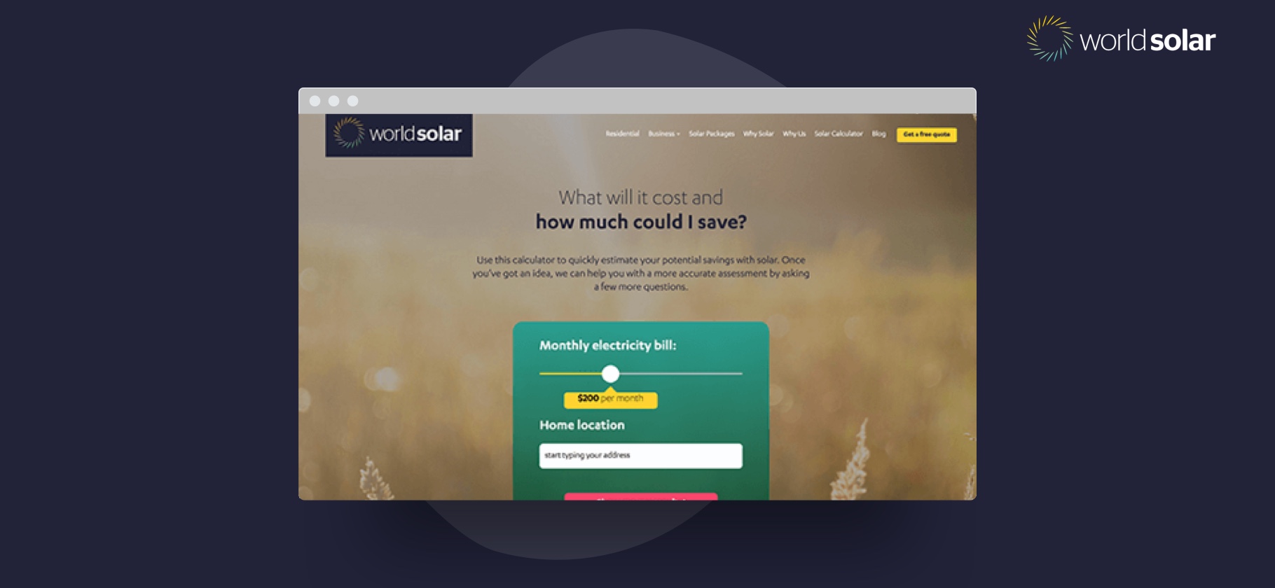 World Solar Inbound Marketing & Website