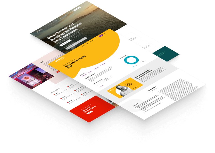 Personalised customer journey pages
